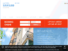 Tablet Screenshot of hotelsanleo.info